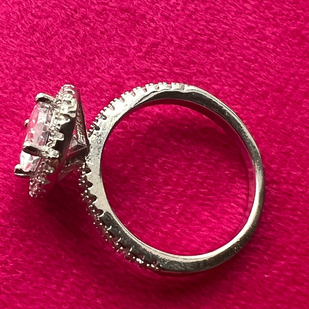 Engagement Oval Shape Stunning Statement Ring Big… - image 5